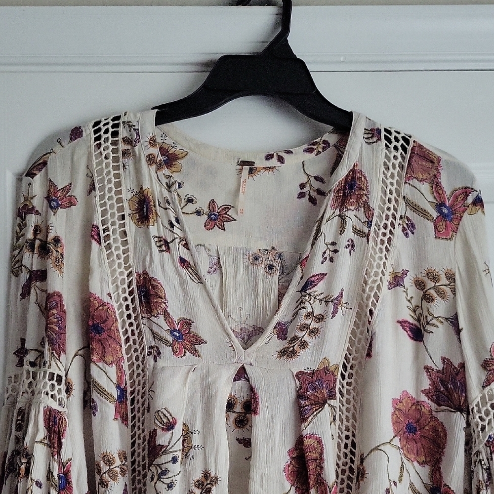 Free People Just The Two Of Us Oversized Tunic - Picture 3 of 11